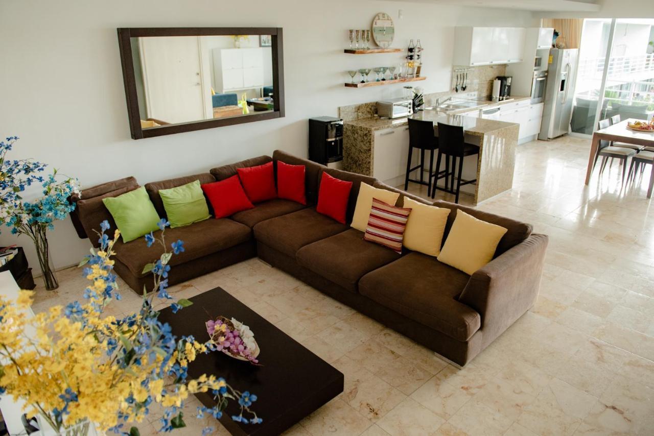 Magia Beachside Condo Плая дел Кармен Екстериор снимка