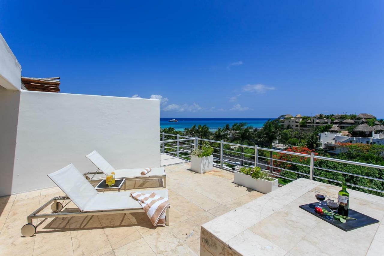 Magia Beachside Condo Плая дел Кармен Екстериор снимка
